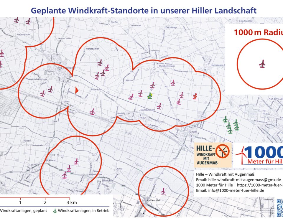 Windradplanung Hille Nein danke